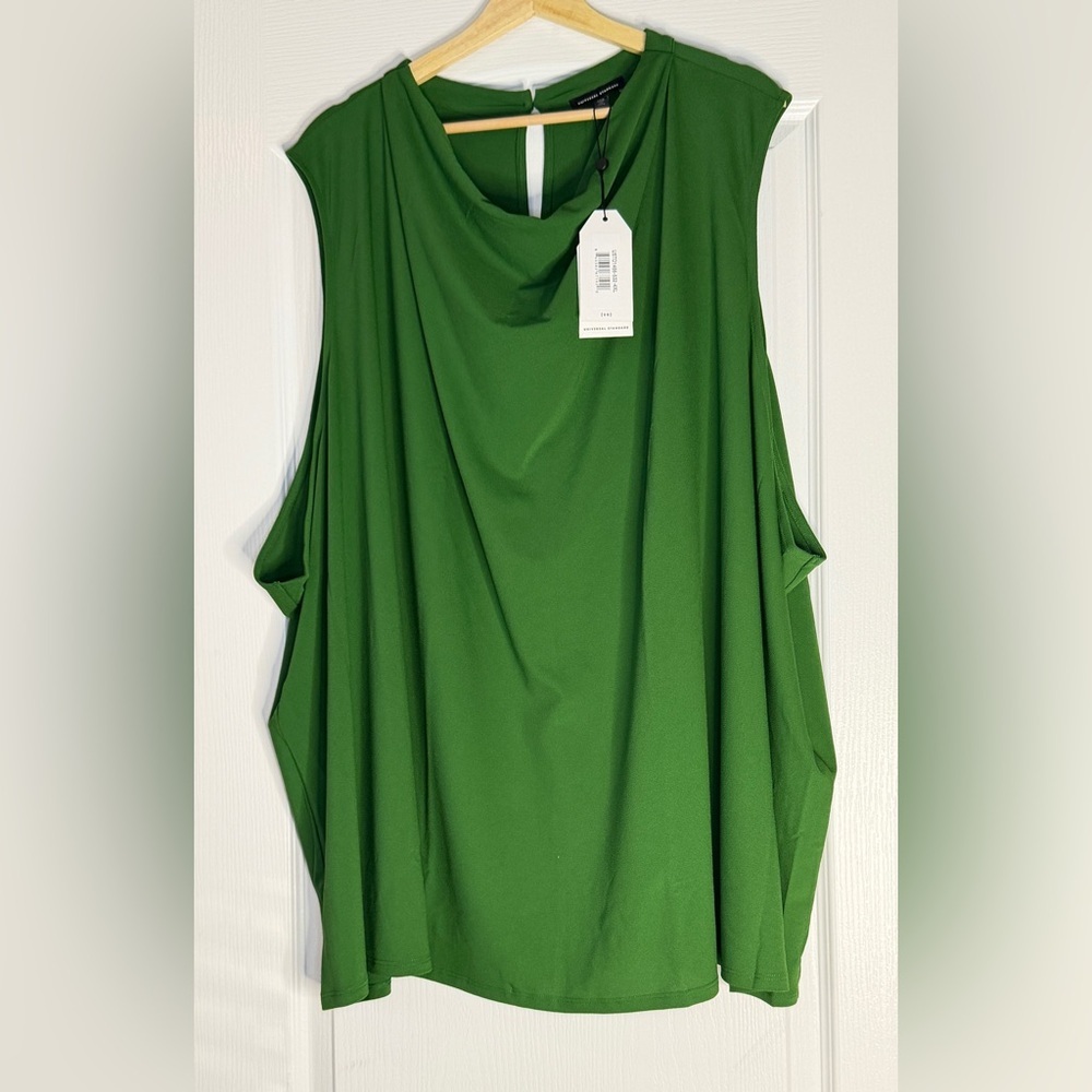 Universal Standard Green Sleeveless‎ Blouse Size 4XL size 6X in most brands